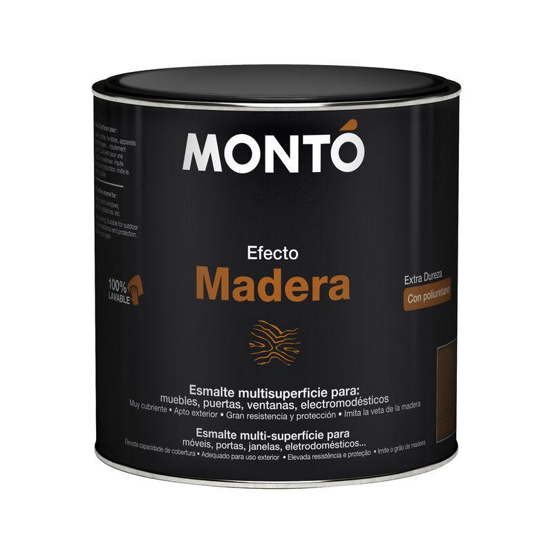 Полиуретановая эмаль MONTO ESMALTE EFECTO MADERA NOGAL WENGUE